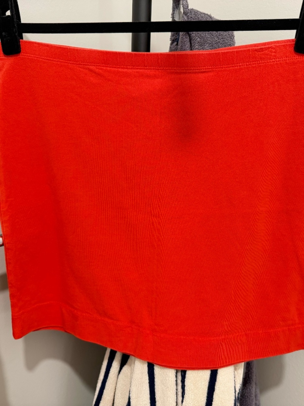 H&M Basic Bright Orange Mini Skirt | Size Medium